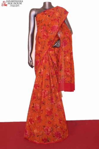 Floral Exclusive Finest Quality Pure Silk Chffion